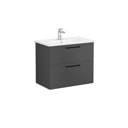 Vitra Zentrum Wall Hung Washbasin Unit With 2 Drawers