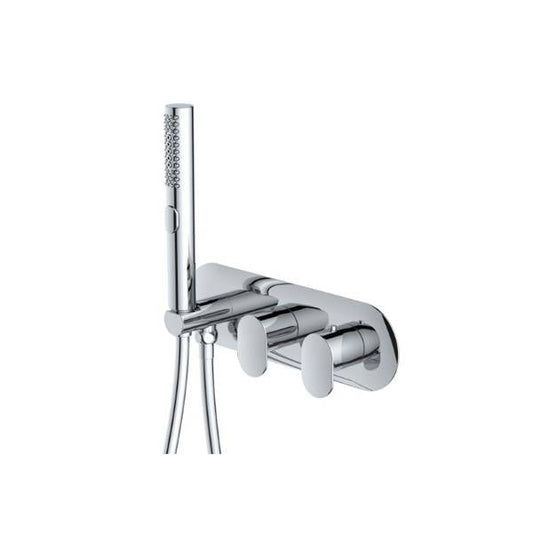 RAK Ceramic Thermostatic 2 Outlet Shower Valve With Handset