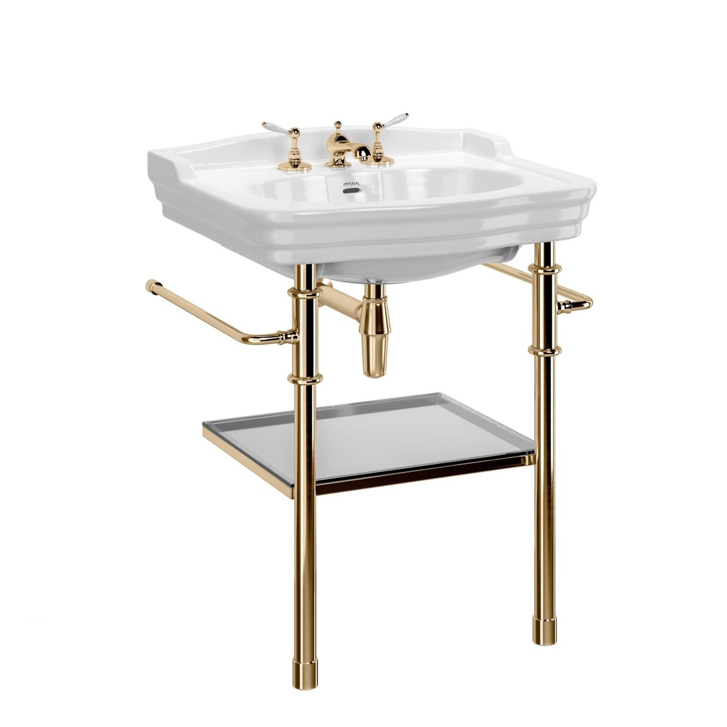 Imperial Regent console 1000mm Basin and Charlotte Stand