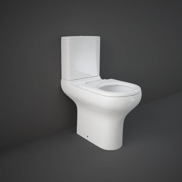 RAK-Compact 750mm High Rimless Close Coupled Full Access Open Back WC Pan