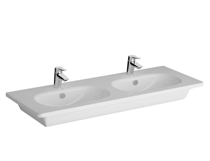 Vitra Zentrum 120cm Vanity Double Washbasin with Overflow