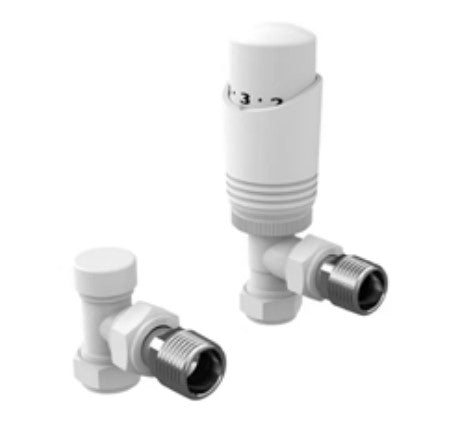 Kartell Design Twin Thermostatic Radiator Valve Pack