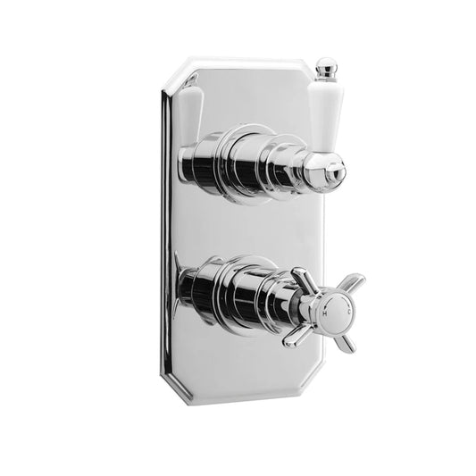 Nuie Edwardian Twin Concealed Thermostatic Shower Valve