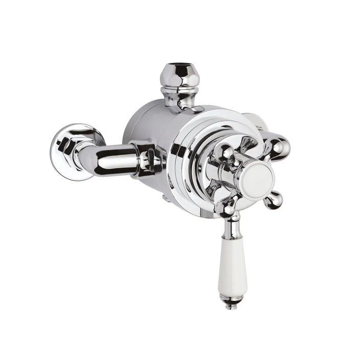 Nuie Victorian Traditional Dual Exposed Thermostatic Shower Valve