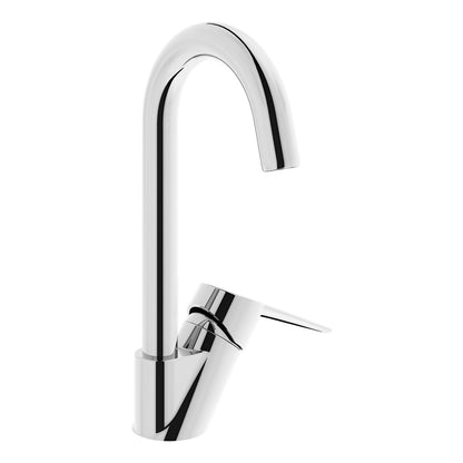 Vitra Solid S Basin Mixer - with Swivel Spout