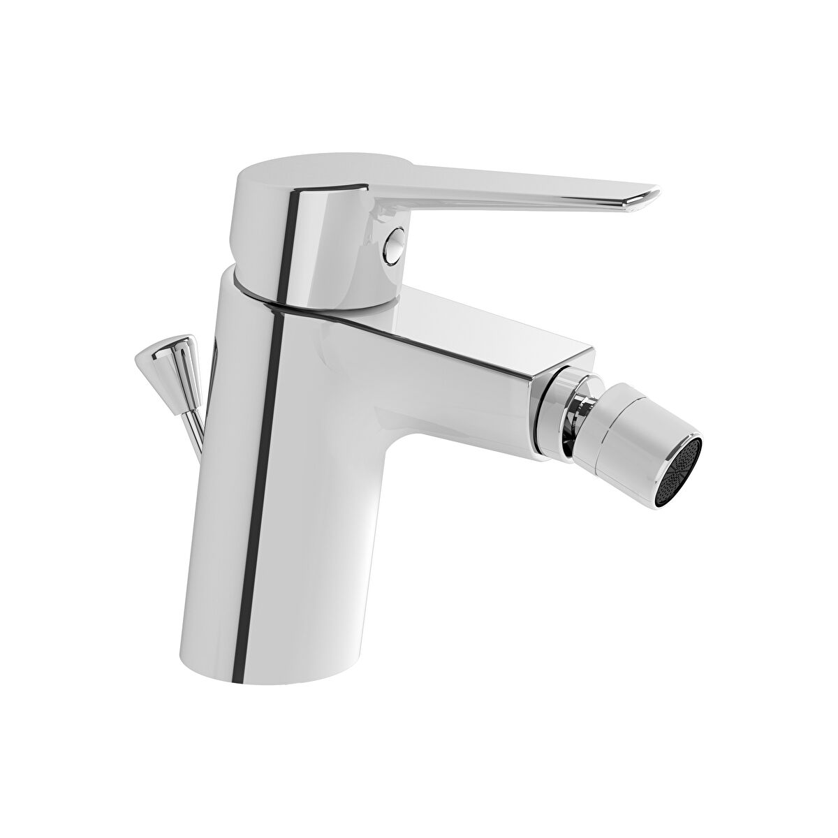 Vitra Solid S Bidet Mixer - with Pop-Up