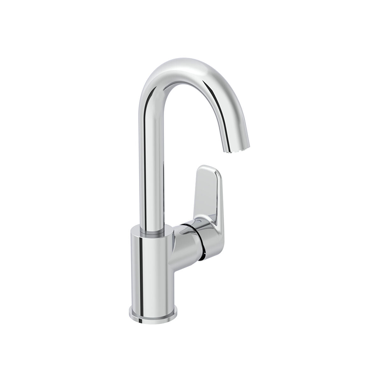 Vitra FLow Soft Round Basin Mixer Swivel