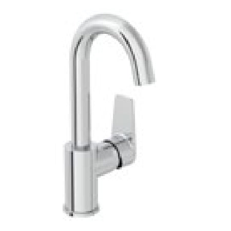 Vitra Flow Square basin mixer with swivel spout