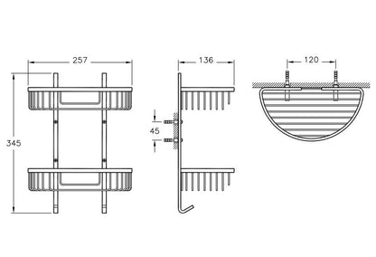 Vitra Arkitekta Double Wall Basket