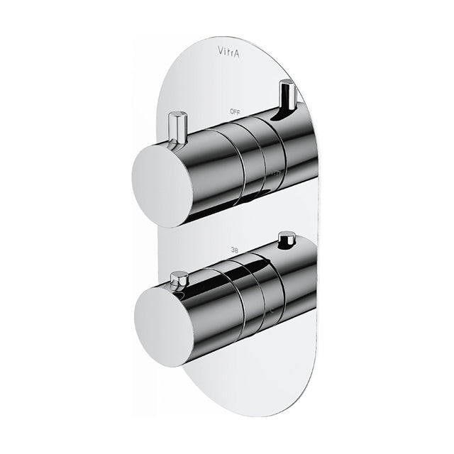 Vitra AquaHeat Thermostatic Shower Mixer 2 Functions - Chrome