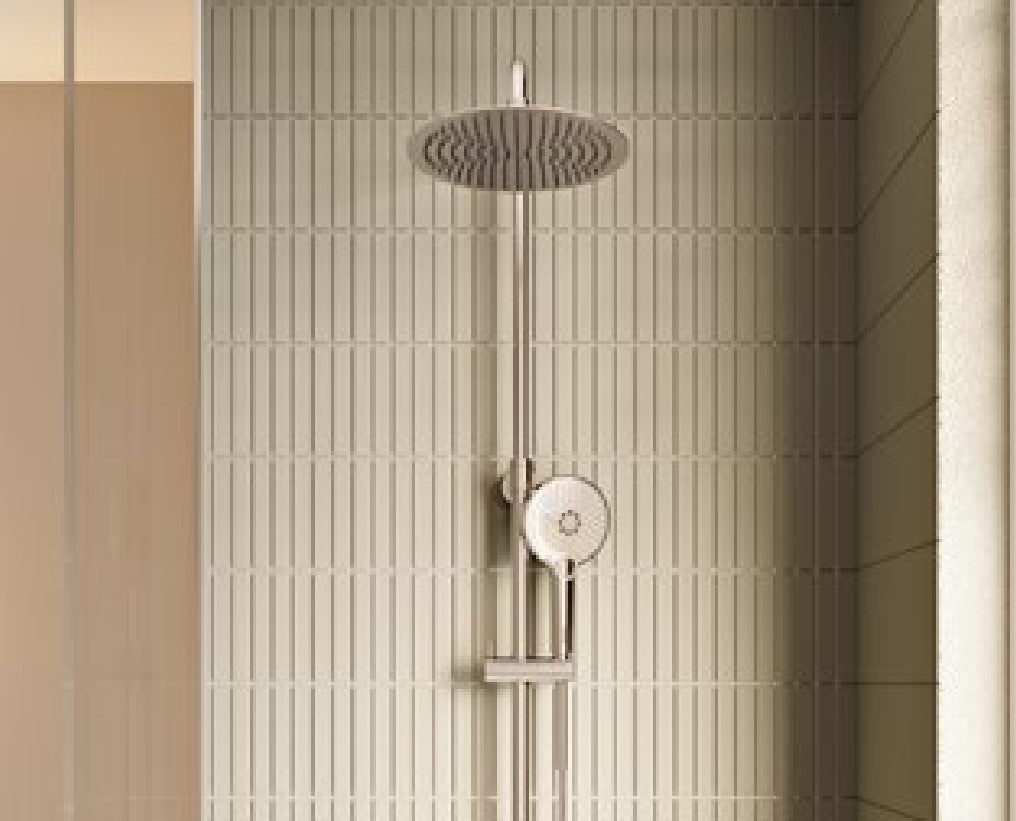 Vitra Aquaheat Bliss 240 thermostatic shower column with 2F overhead