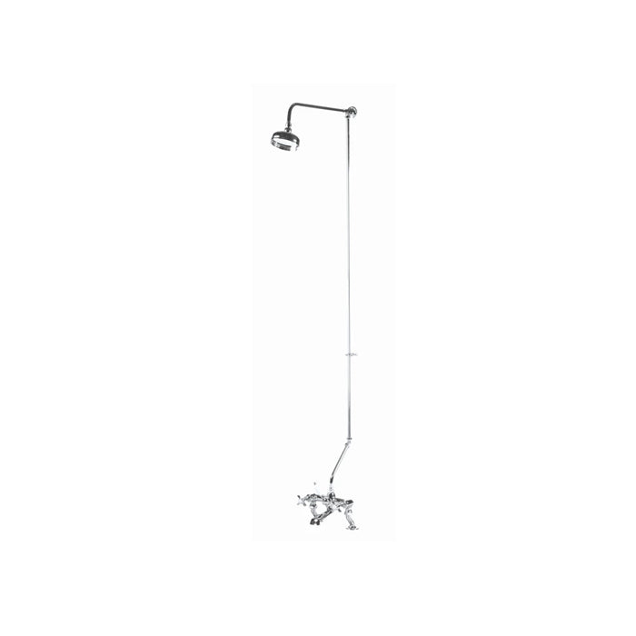 Nuie Edwardian Rigid Riser Kit for Bath Shower Mixer