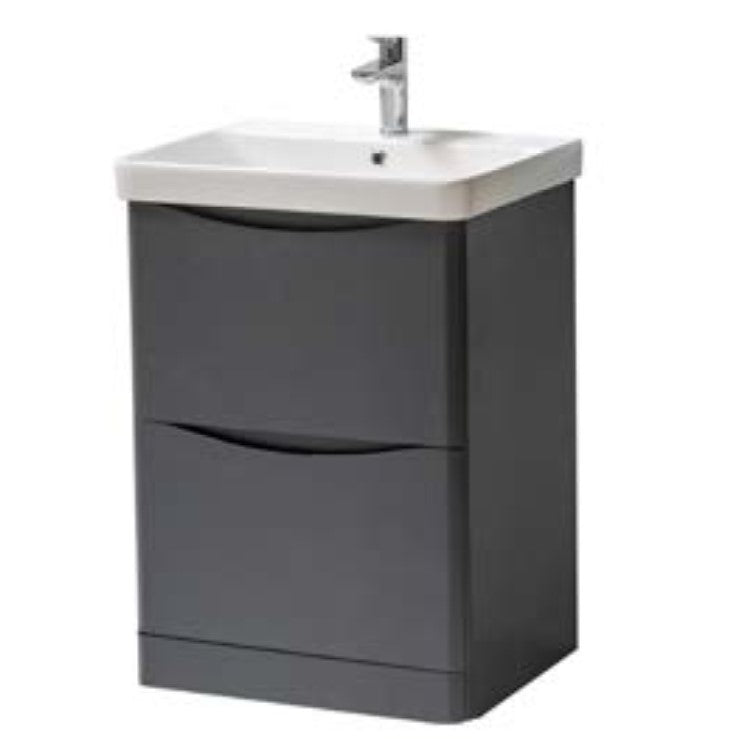 Kartell Arc 600 x 460mm Floor Standing Unit with Basin