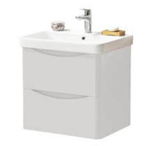 Kartell Arc 600 x 460mm Wall Mounted Unit with Basin