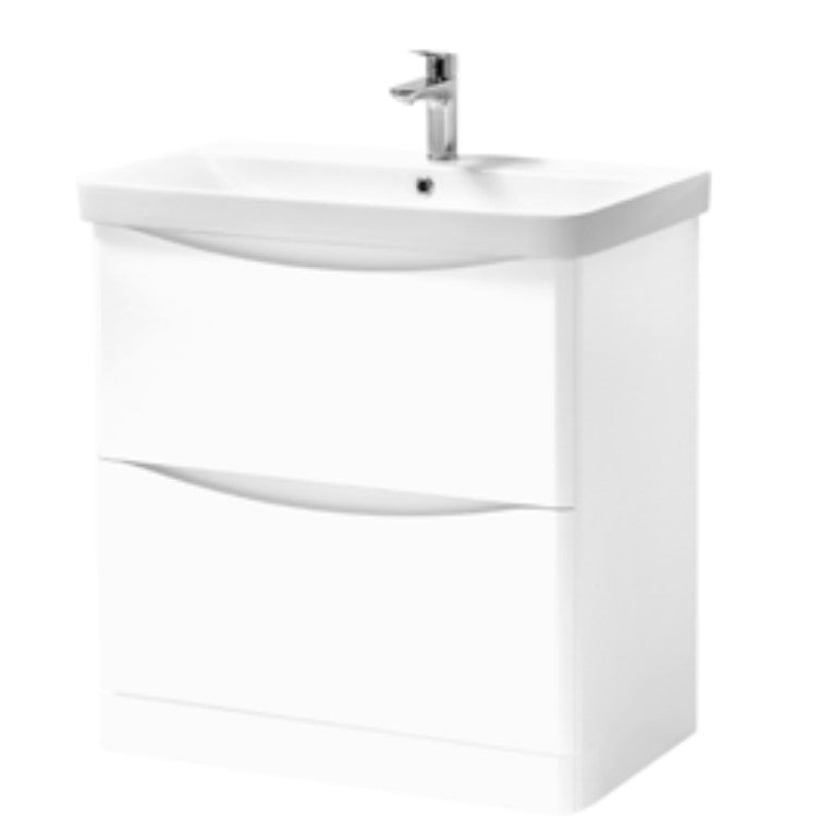 Kartell Arc 800 x 460mm Floor Standing Unit with Basin