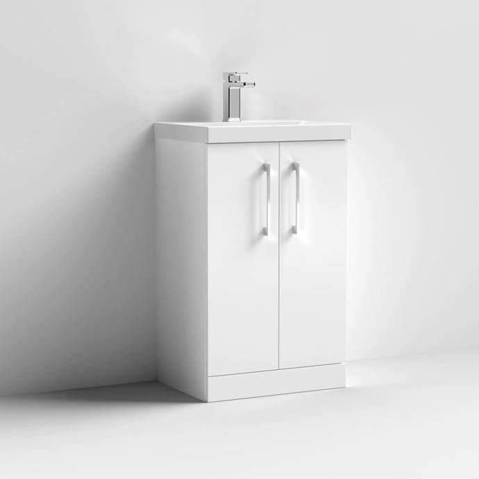 Nuie Arno 800mm Floor Standing 2 Door Vanity & Basin