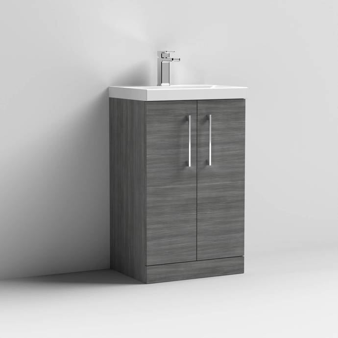 Nuie Arno 500mm Floor Standing 2 Door Vanity & Basin