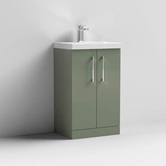 Nuie Arno 600mm Floor Standing 2 Door Vanity & Basin