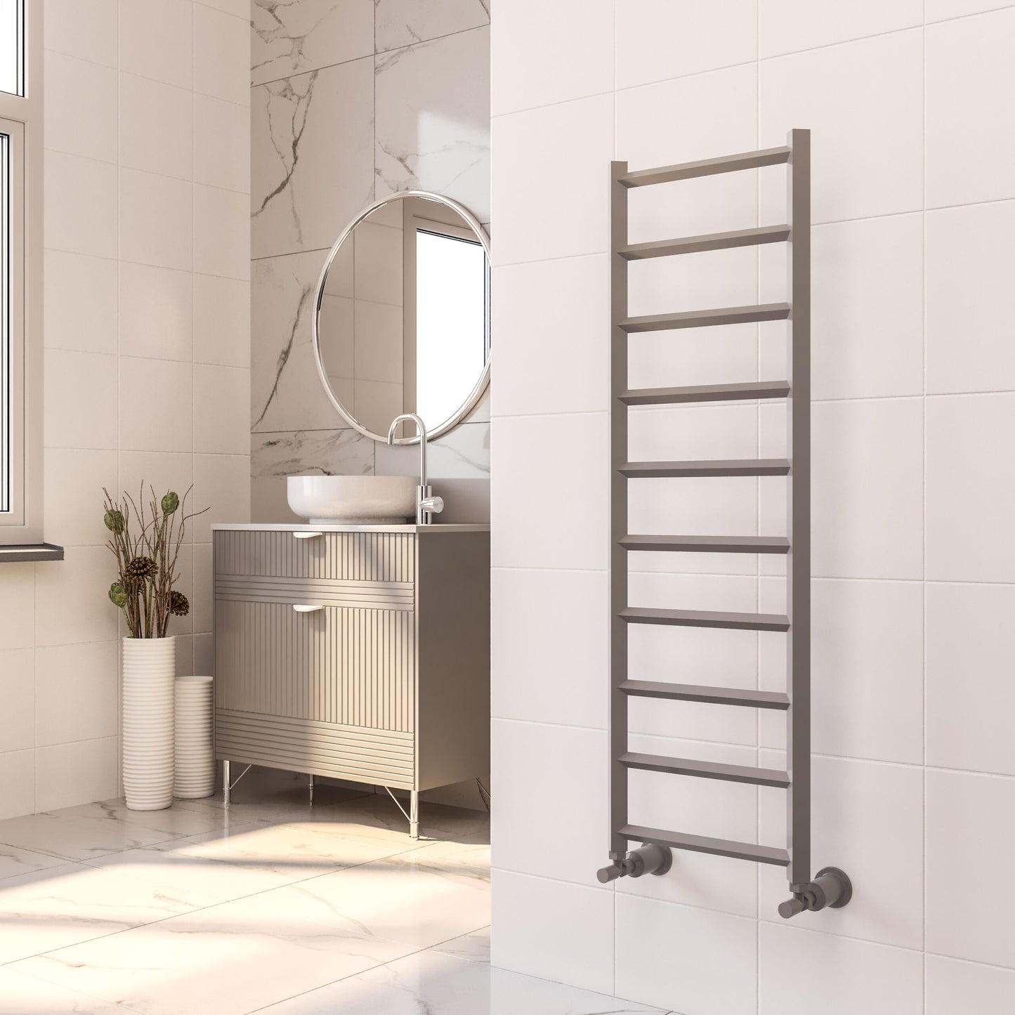 Kartell K-Rad Alberta Aluminium Towel Radiator