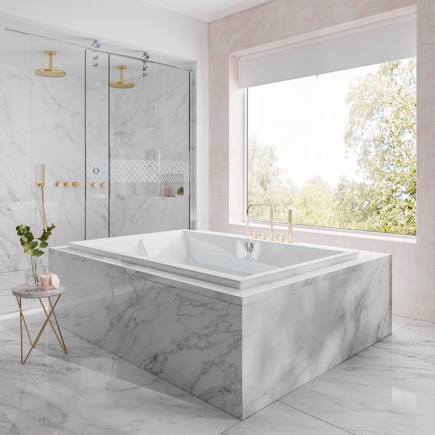 Trojan Amare Super Deep Twin person 1800 x 1200mm Inset Bath