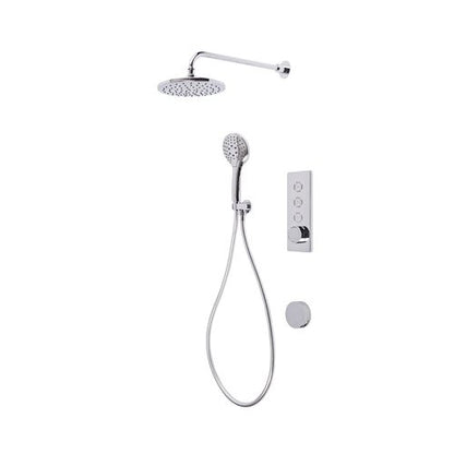 Tavistock Axiom Triple Function Shower System With Handset, Holder, Overhead Shower & Smartflow Bath Filler