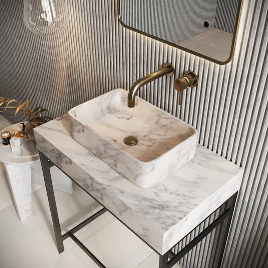 Scudo Sanctuary Polished Marble Countertop Basin