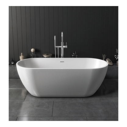 Scudo Form 1650mm x 700mm Freestanding Bath - White
