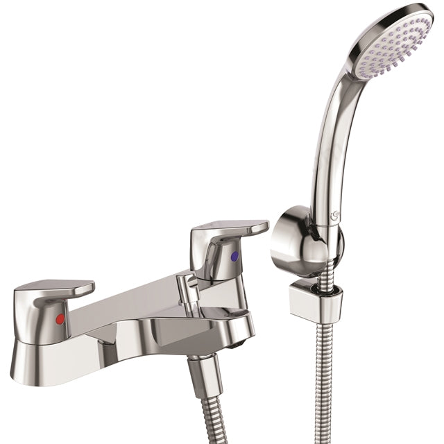 Ideal Standard Alpha Bath Shower Mixer with Kit - Chrome