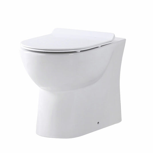 Scudo Belini Rimless Back to Wall WC - White