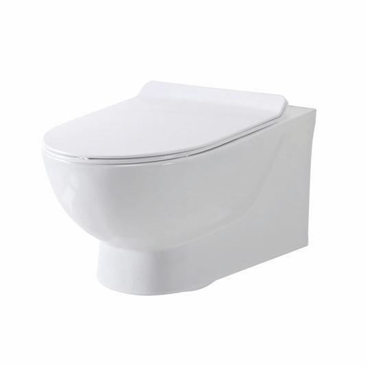 Scudo Belini Rimless Wall Hung WC - White