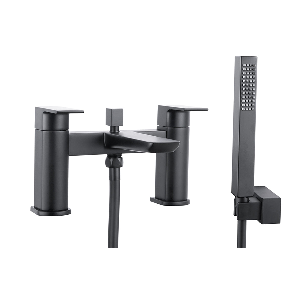 Scudo Muro 2 Tap Hole Deck Mounted Bath Shower Mixer