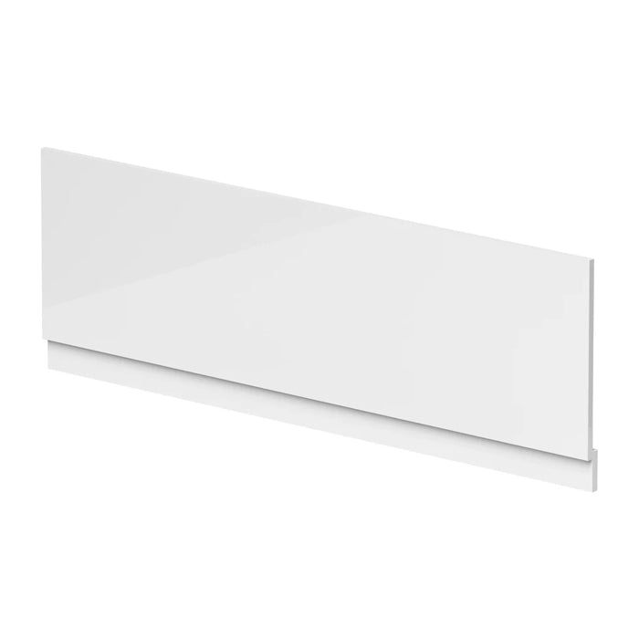 Nuie Waterproof Shower Bath Front Panel - Gloss White