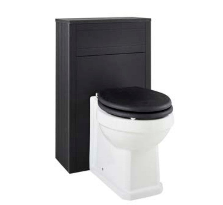 Kartell Buckingham 500mm WC Unit Black Oak