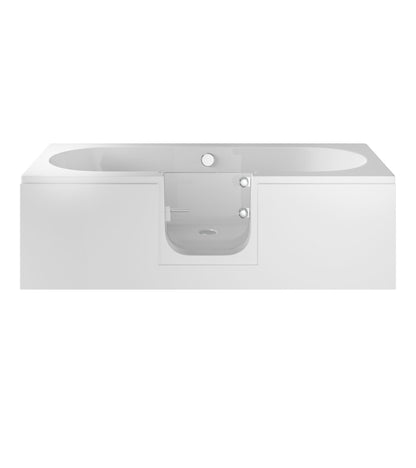 Trojan Cascade Anti-slip base Single/Double Ended Bath with Low threshold door