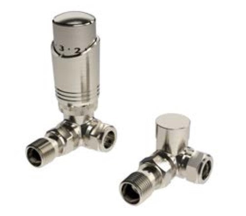 Kartell Design Twin Thermostatic Radiator Valve Pack