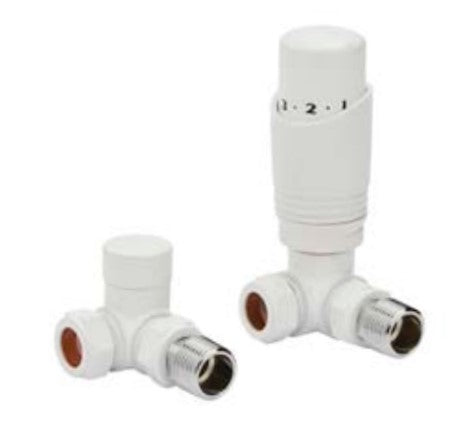 Kartell Design Twin Thermostatic Radiator Valve Pack