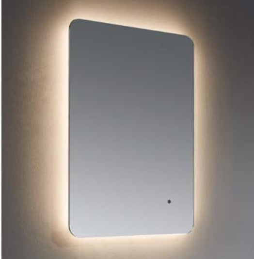 Kartell Calcot Frameless Round Edge Back Lit Mirror