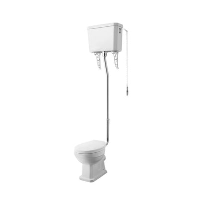 Nuie Carlton High Level Toilet with Cistern & Pipe Kit