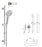 Vado Celsius Exposed round thermostatic Showr Set with 1/2” shower valve