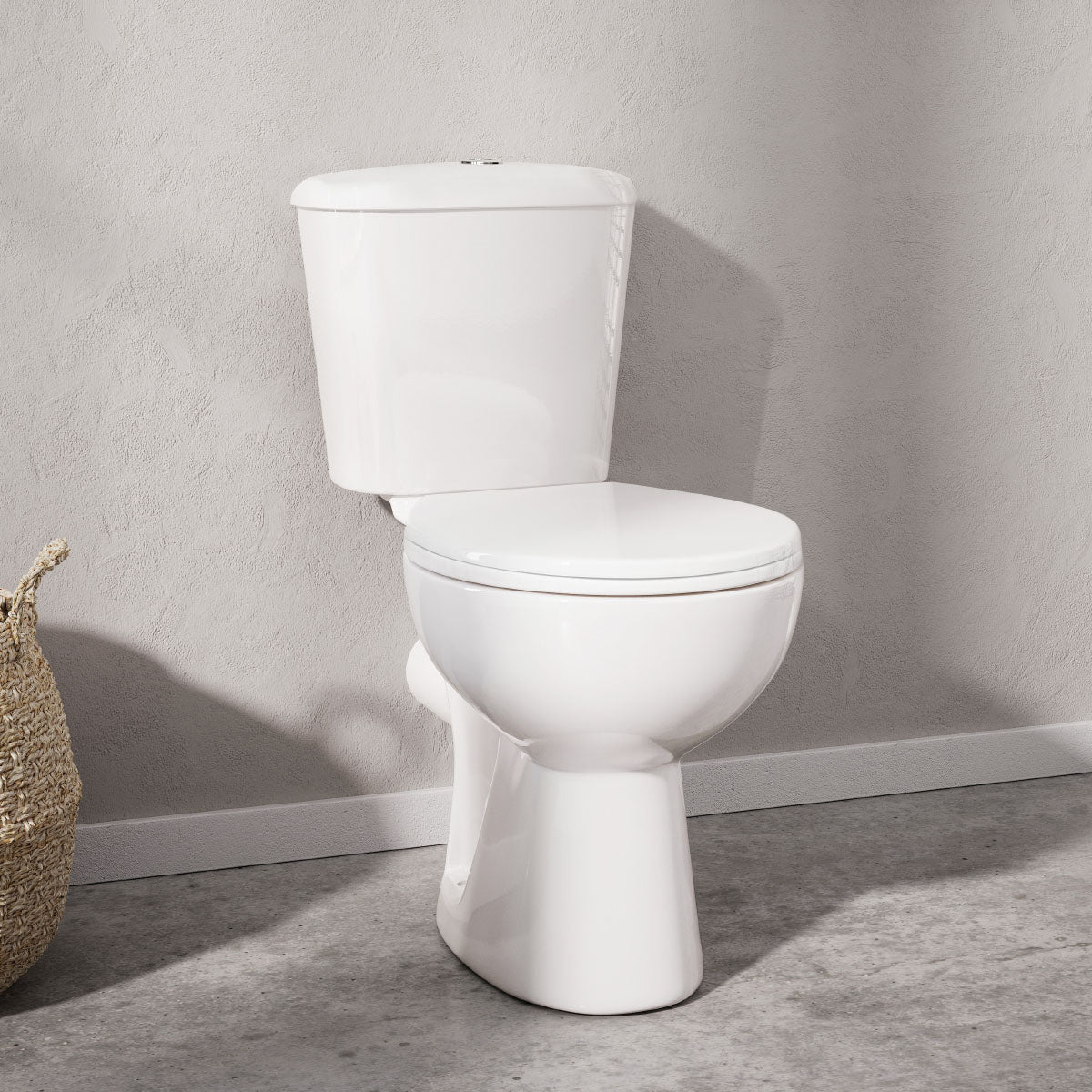 Scudo Pronto Toilet Set with cistern & seat- White