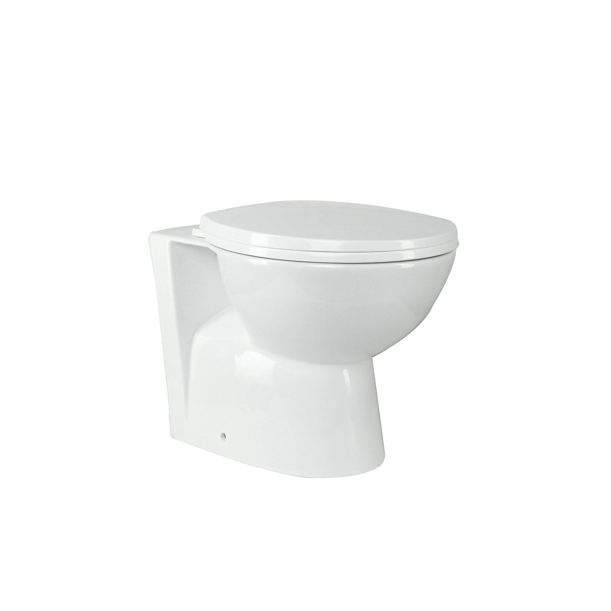 Scudo Pronto Back To Wall Tolet set with Seat - White