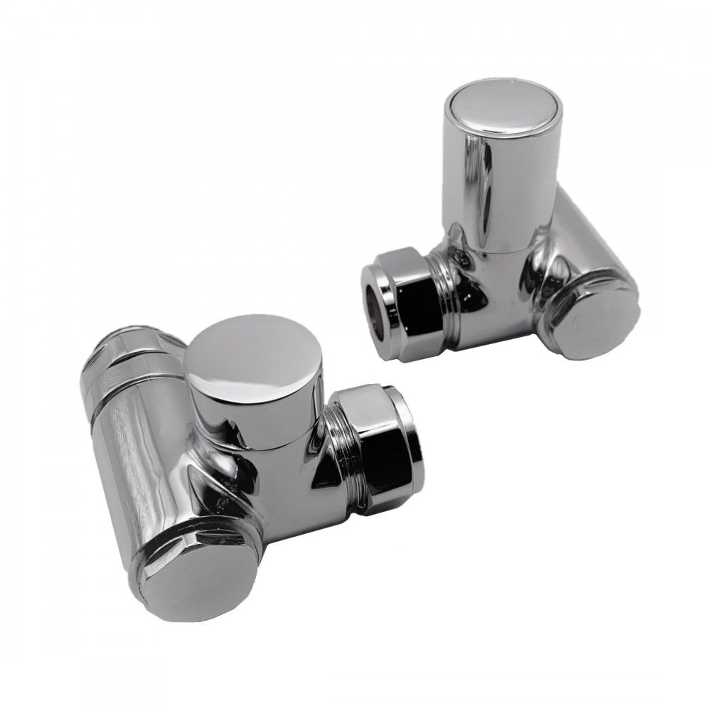 Kartell Dual Fuel Corner Valve 15mm (Pair) - Chrome