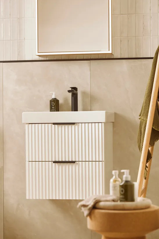 Tavistock Cadence Fluted Wall Mounted Basin Unit