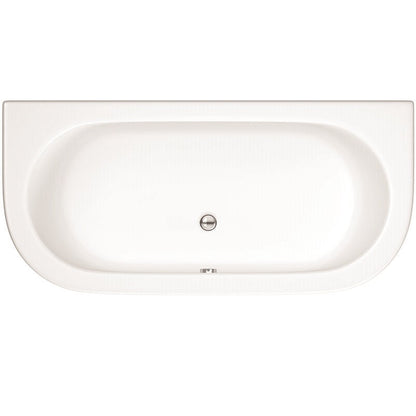 Trojan Curve D-Shaped 1700 x 800mm Bath