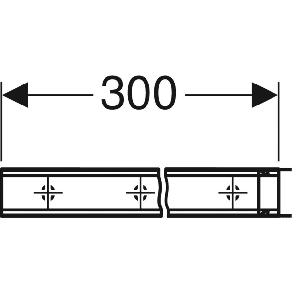 Geberit DUOFIX System Rail 3000mm