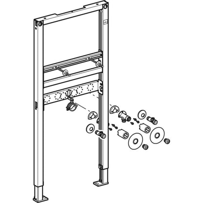 Geberit Duofix Basin frame Pack With PreWall brackets & backplate