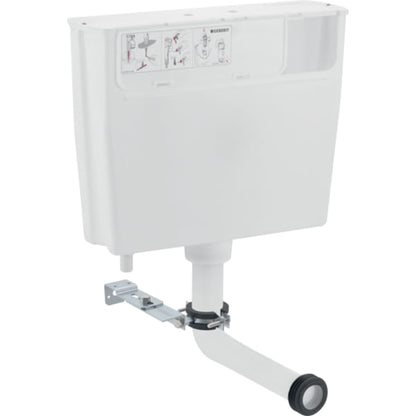 Geberit low-height concealed cistern 6/3 litres, pneumatic flush actuation