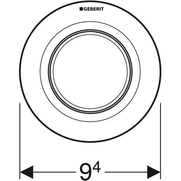 Geberit Type 01 flush 12 and 15cm concealed cistern for solid and dry wall