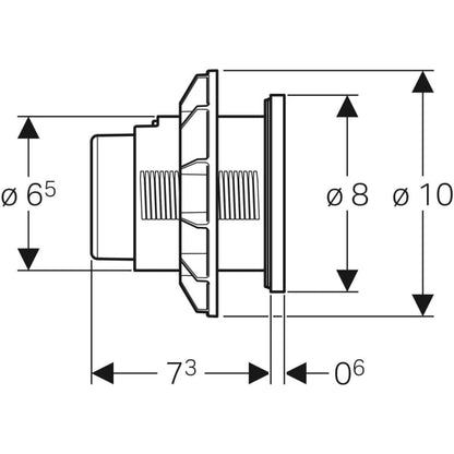 Geberit Type 01 dual flush for furniture