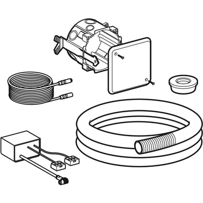 Geberit roughing box and transformer For mains powered touchless sensor flush